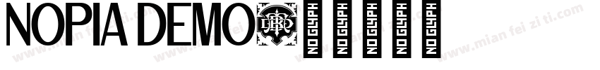 NOPIA DEMO字体转换